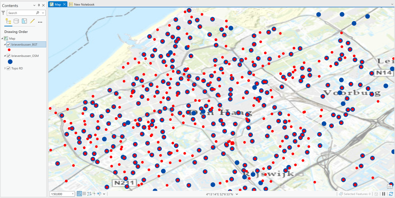 PDOK data analyse OpenStreetMap ArcGIS